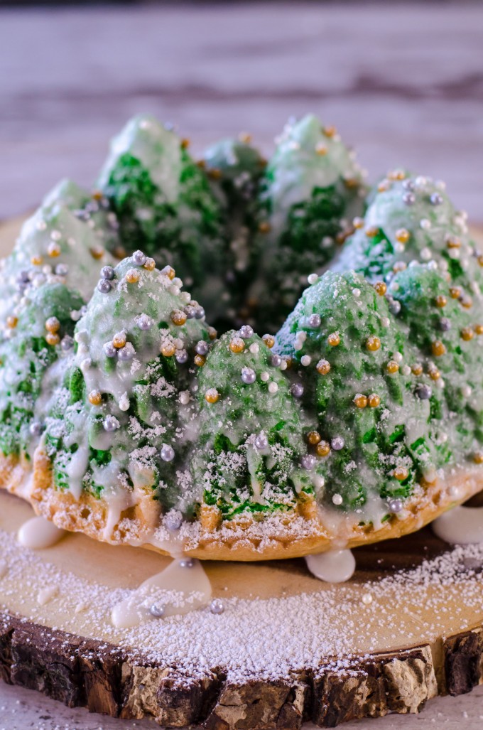 Peppermint Pine Forest Bundt Cake - Nordic Ware