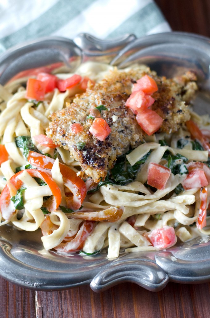 Copycat Olive Garden Tuscan Garlic Chicken Fettuccine Go Go Go Gourmet