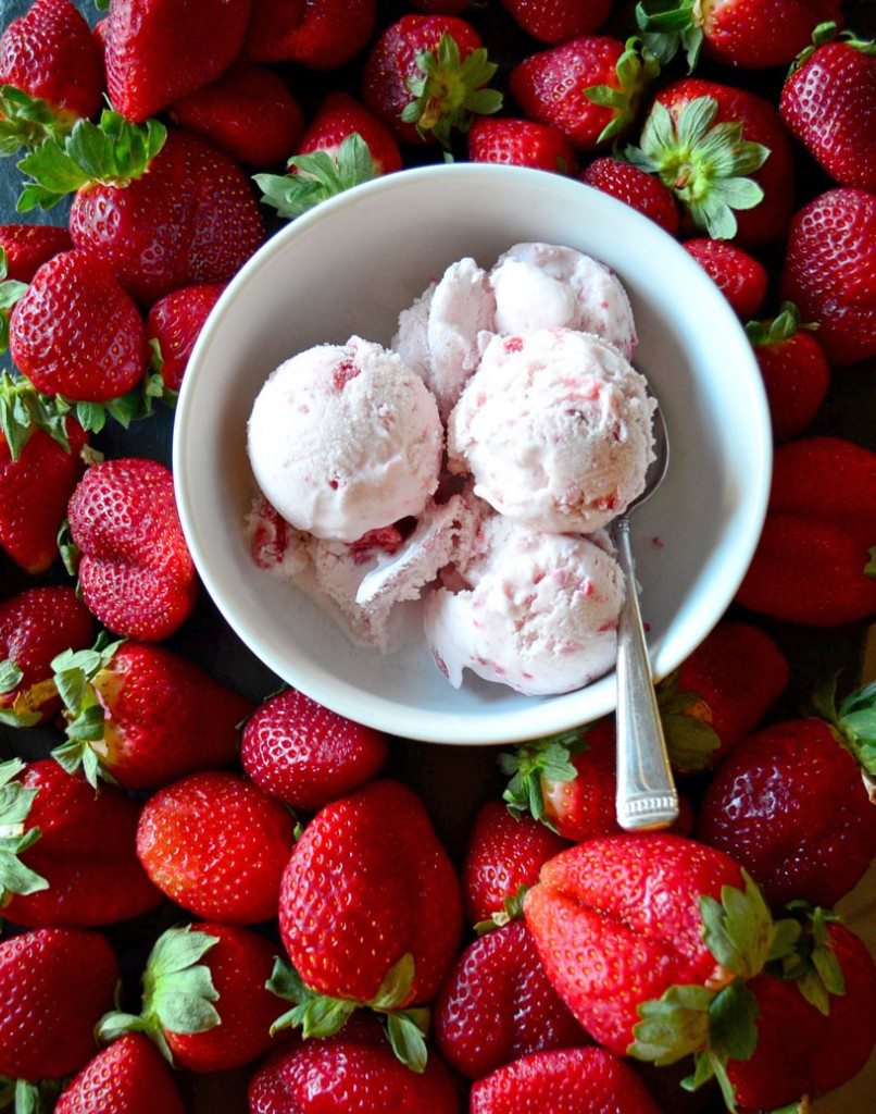 BEST Homemade Strawberry Ice Cream - w/ One Secret Ingredient!