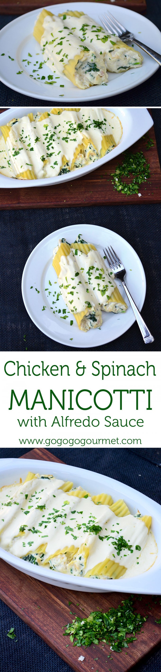 Chicken And Spinach Manicotti Go Go Go Gourmet