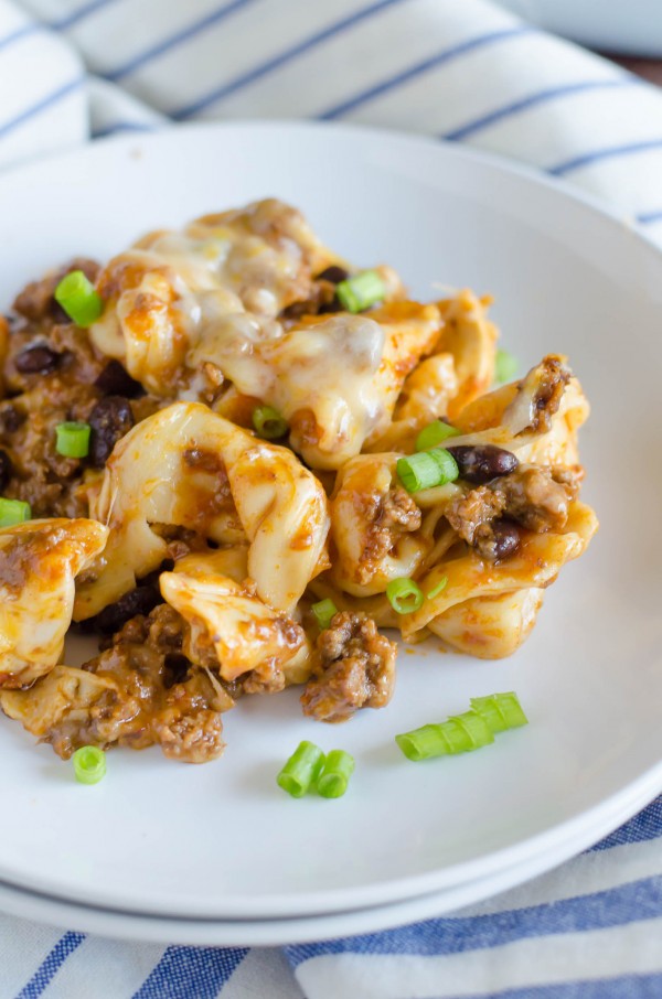 Cheesy Enchilada Mexican Pasta Bake Go Go Go Gourmet