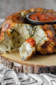 Pull Apart Cheese Stuffed Spinach Artichoke Bread Go Go Go Gourmet