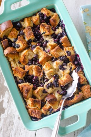 Overnight Blueberry French Toast Casserole Go Go Go Gourmet