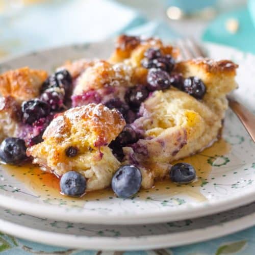 Overnight Blueberry French Toast Casserole Go Go Go Gourmet