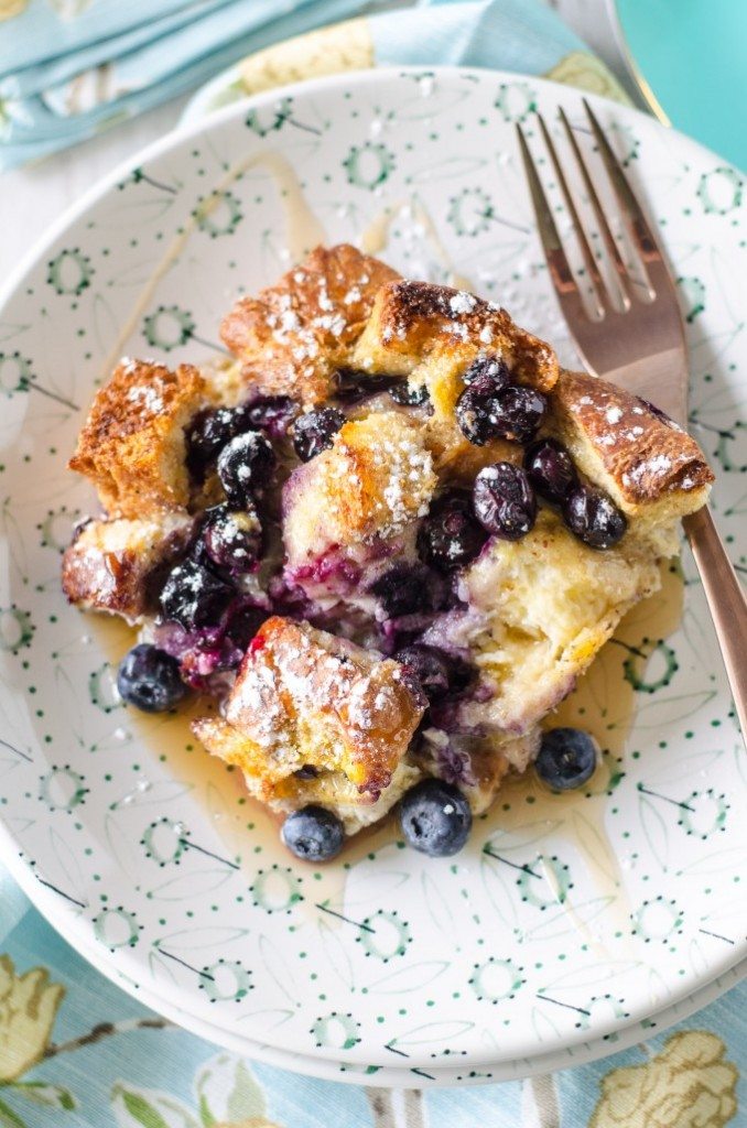 Overnight Blueberry French Toast Casserole Go Go Go Gourmet