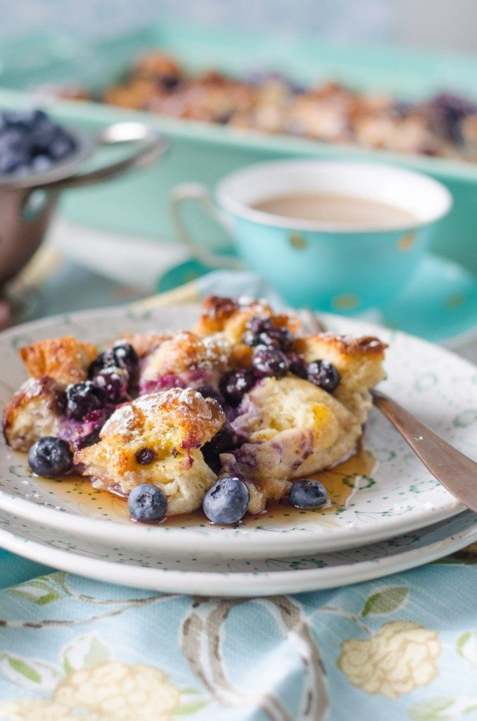 Overnight Blueberry French Toast Casserole Go Go Go Gourmet