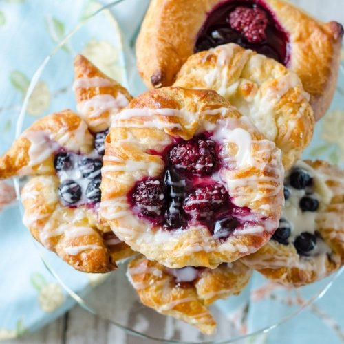 Danish Pastry - Best Danish Pastry Recipe - Flaky Danish Pastries