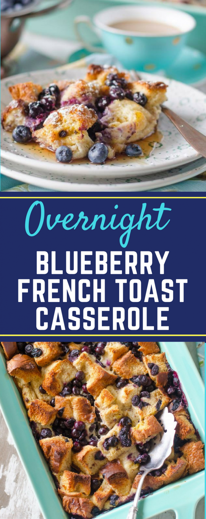 Overnight Blueberry French Toast Casserole Go Go Go Gourmet