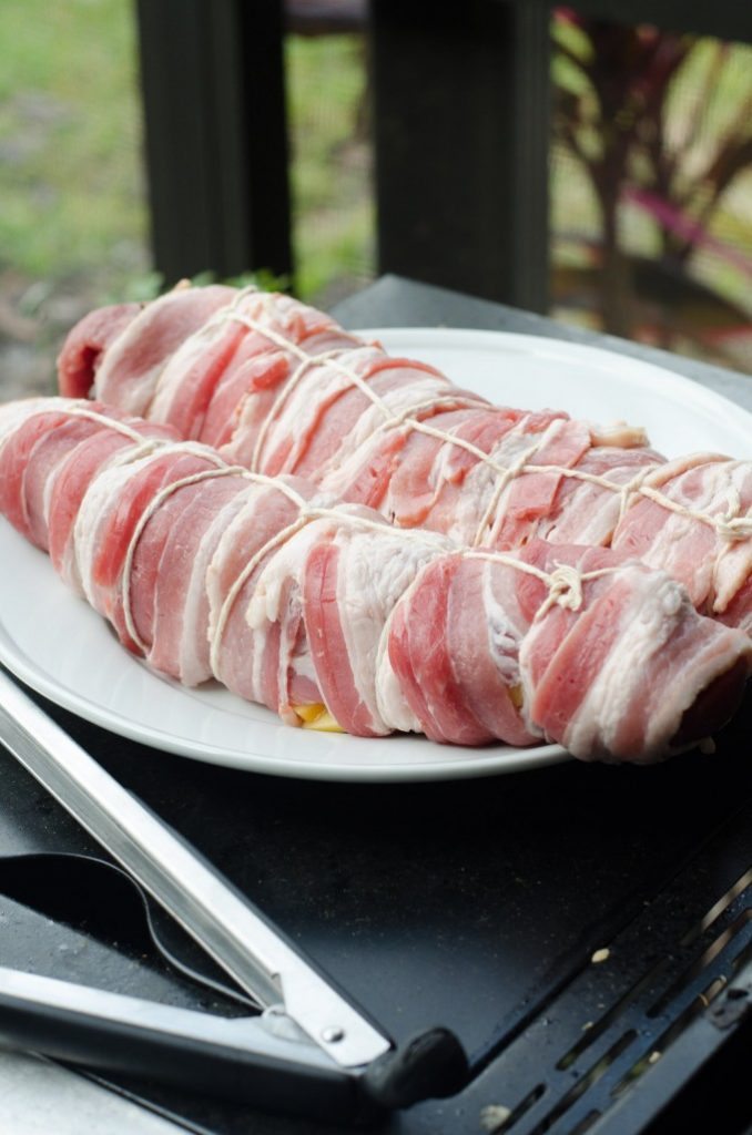 BBQ Bacon Wrapped Pork Tenderloin Go Go Go Gourmet