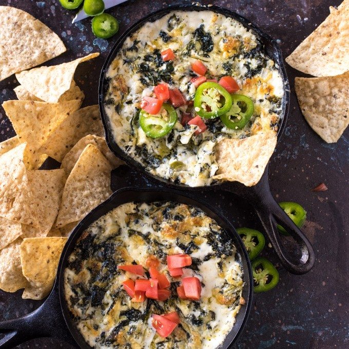 EASY Spicy Jalepeno Spinach Cheese Dip - Party Perfect Appetizer!