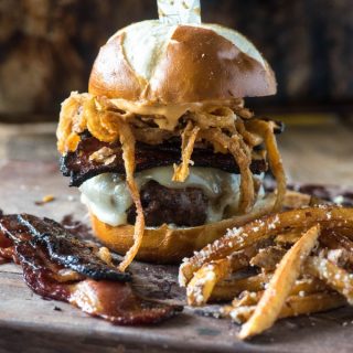 Bacon Burger - Spicy & Smoky Candied Bacon Burger- Best Bacon Burger