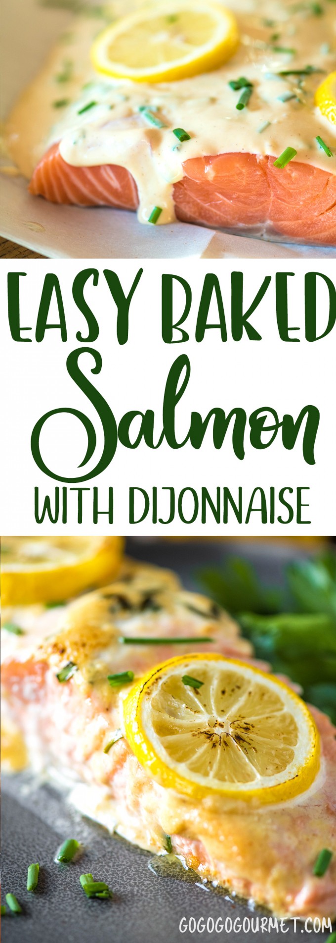 Baked Lemon Salmon Dijonnaise Go Go Go Gourmet