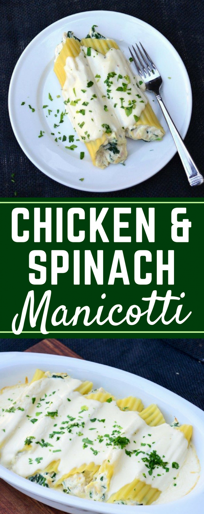 Chicken and Spinach Manicotti Go Go Go Gourmet