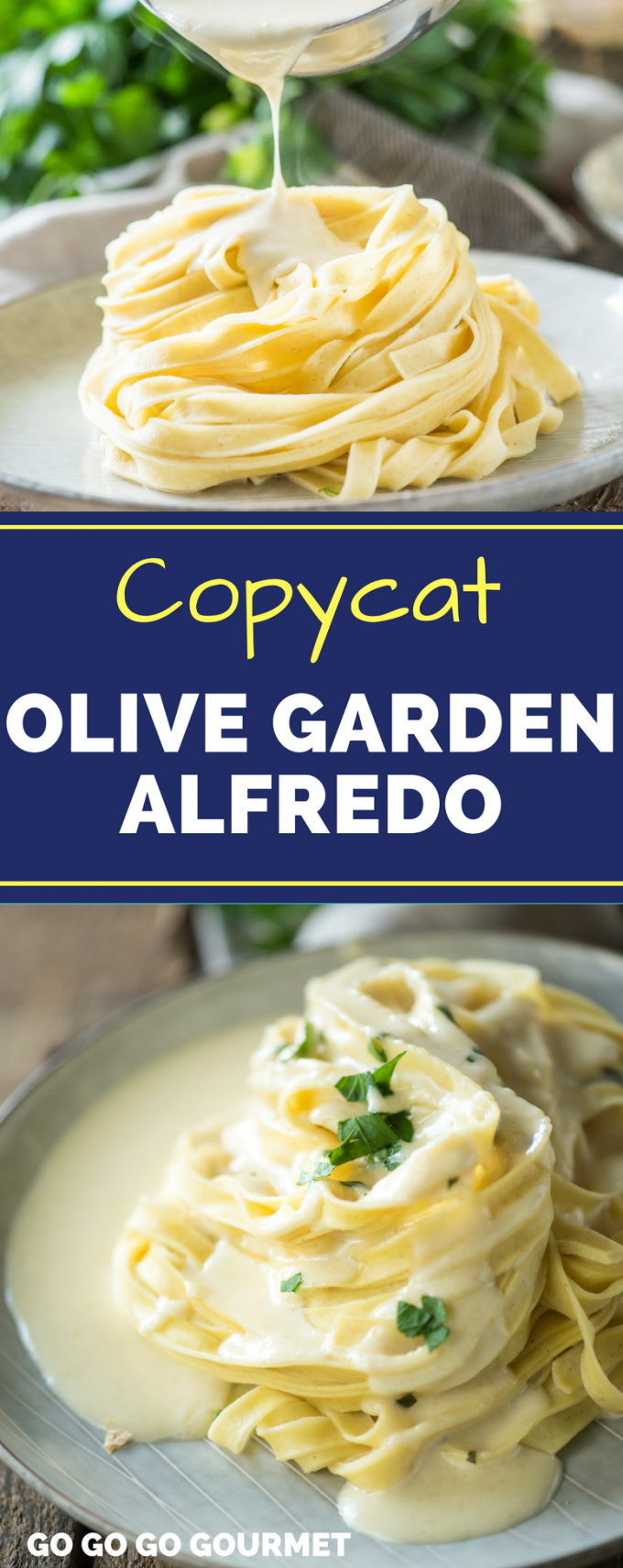 Homemade Copycat Olive Garden Alfredo Sauce Go Go Go Gourmet