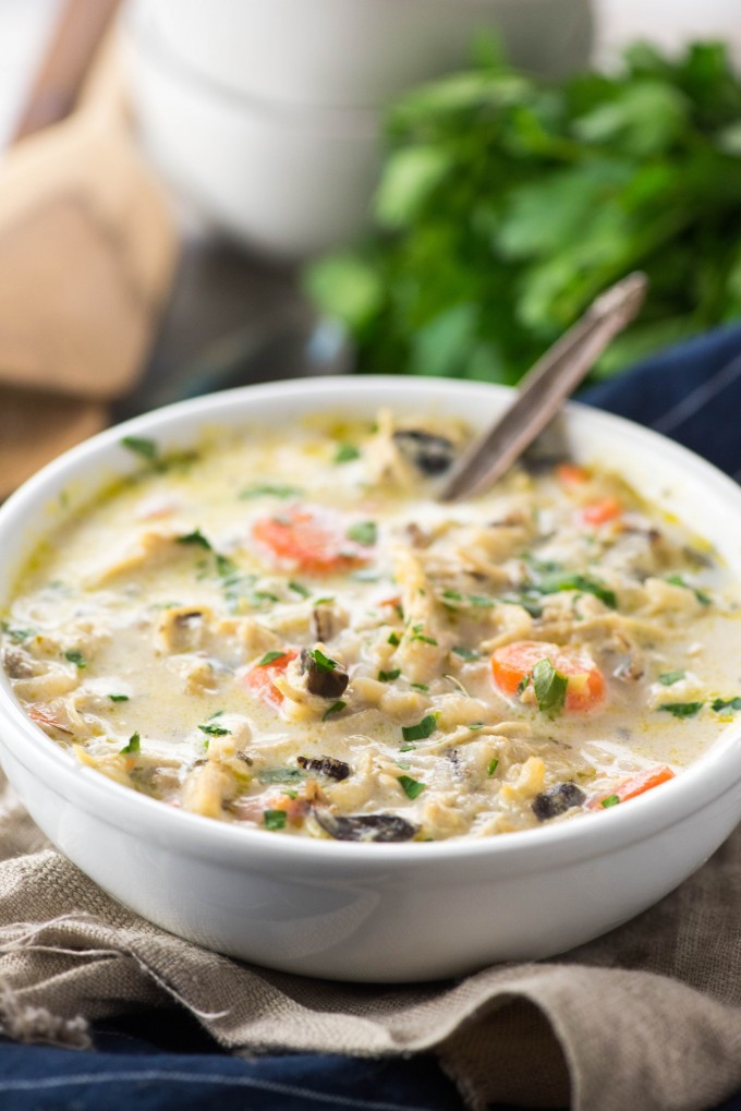 Instant Pot Chicken and Rice Soup - Pressure Cooker Chicken Rice Soup