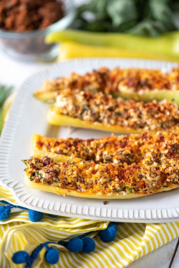 Stuffed Banana Peppers Go Go Go Gourmet