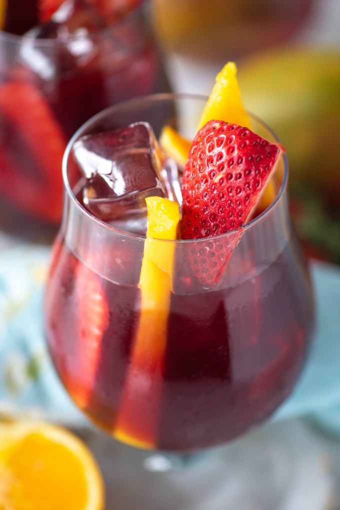 Favorite Red Wine Sangria Recipe - Summer Cocktail