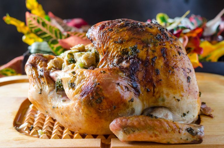 Herb Roasted Turkey with Gravy - Easy Herb Roasted Turkey Recipe