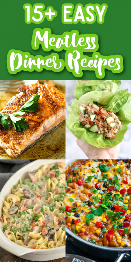 15+ EASY Meatless Dinner Recipes- Perfect for Lent or Meatless Mondays